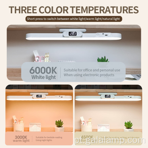 Ímã de lâmpada de mesa moderna com controle remoto de carregamento